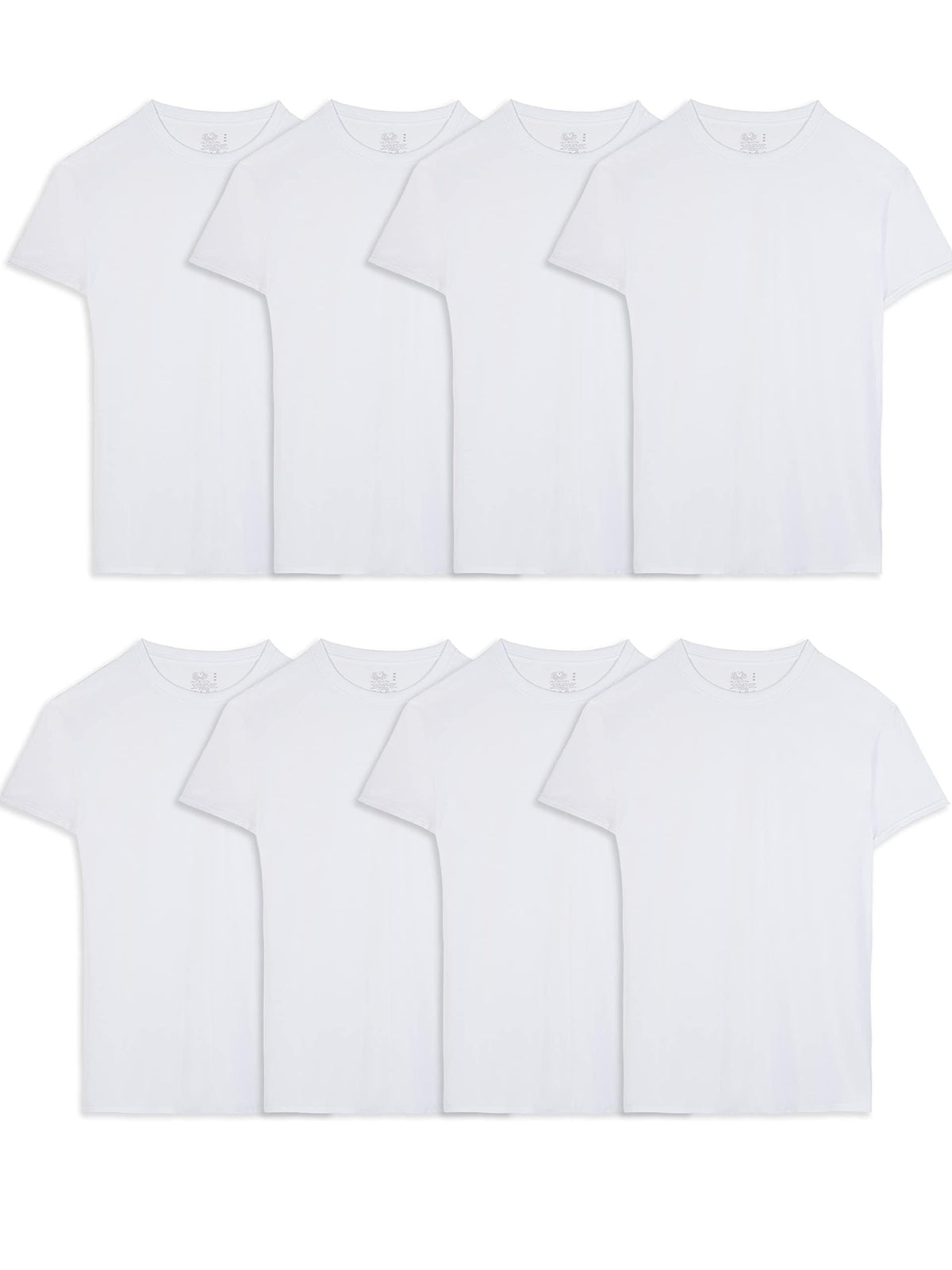 Fruit of The Loom Men's Crew Tee Undershirts, Moisture Wicking & Tag Free, Also Available in Big & Tall Jansha Store