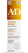 A+D Prevent + Heal Diaper Rash Ointment, With Vitamins A & D - 4 oz Tube Jansha Store