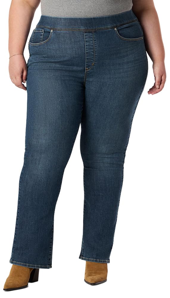 Levi Strauss Signature Gold Women's Totally Shaping Pull On Bootcut Jeans Jansha Store