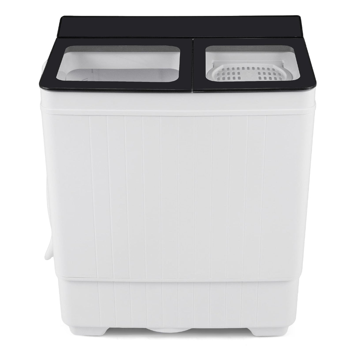 COSTWAY 26Lbs Portable Washing Machine with Built-in Drain Pump, Blue Jansha Store