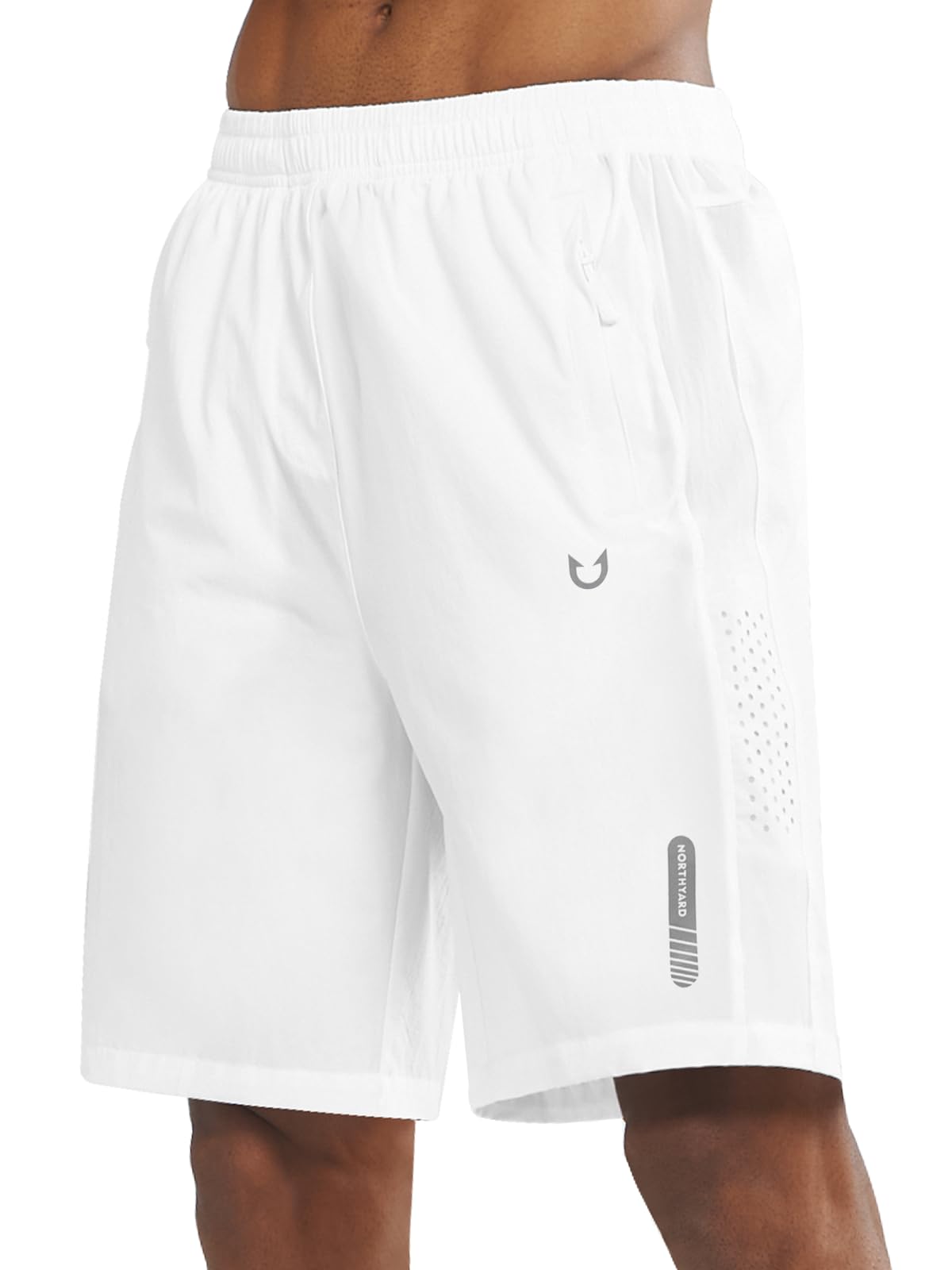 NORTHYARD Men's Athletic Running Shorts Gym Workout 7"/9"/5" Zipper Pockets Jansha Store