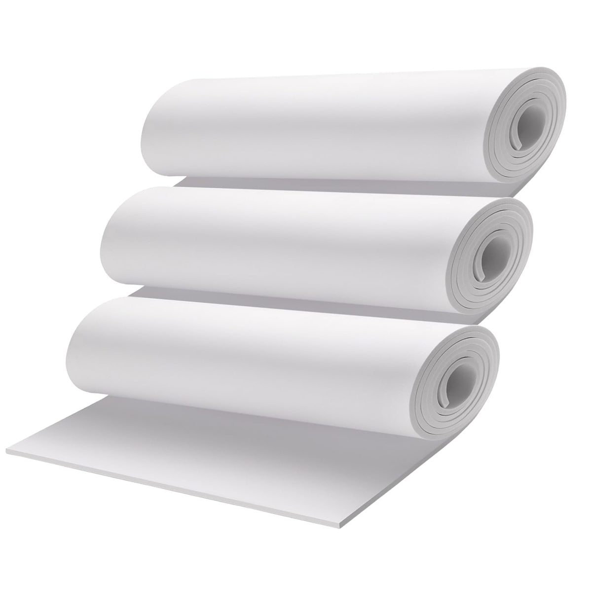 3-Pack 2mm Thick Black Eva Foam Cosplay Sheets roll, 13.5" x 49" Premium eva Craft Foam for Cosplay Costume by MEARCOOH Jansha Store