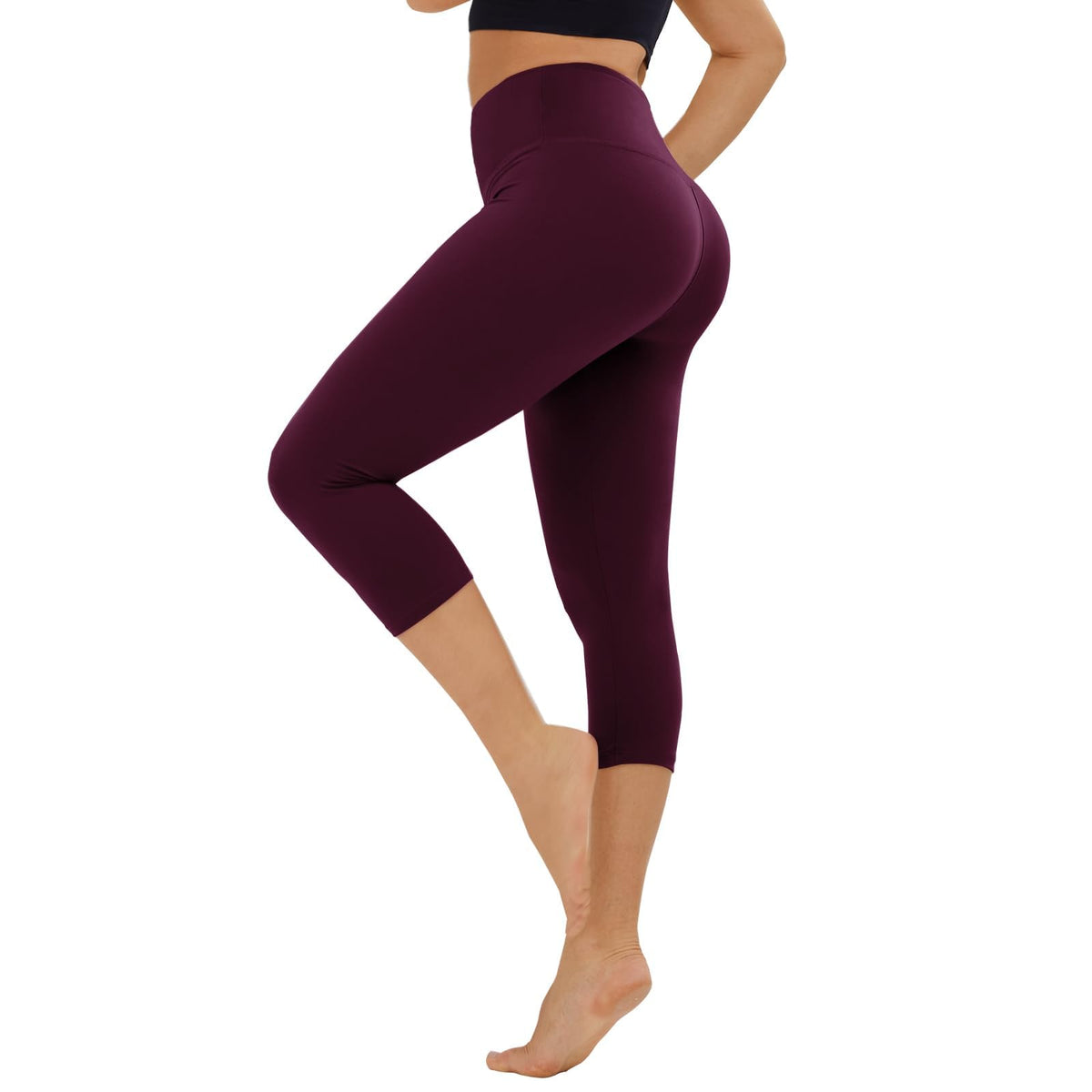 TNNZEET High Waisted Leggings for Women - No See Through Tummy Control Cycling Workout Yoga Pants with Pockets Reg & Plus Jansha Store