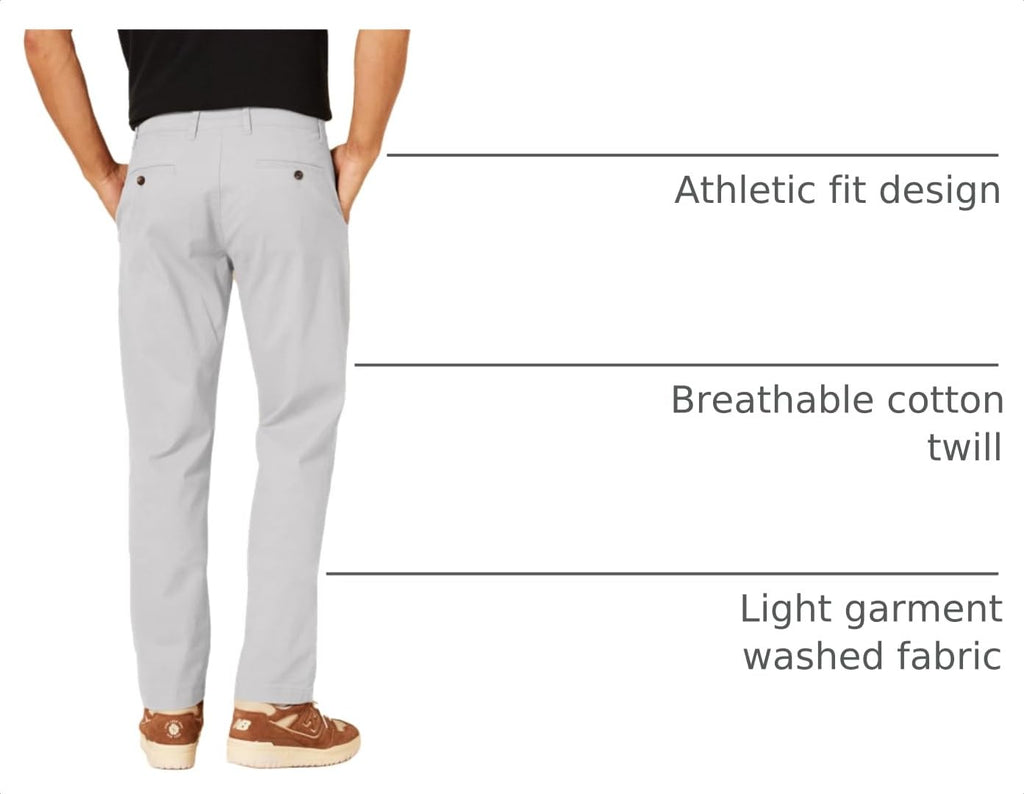 Amazon Essentials Men's Skinny-fit Stretch Chino Khaki Pant, Casual Business Wear Jansha Store