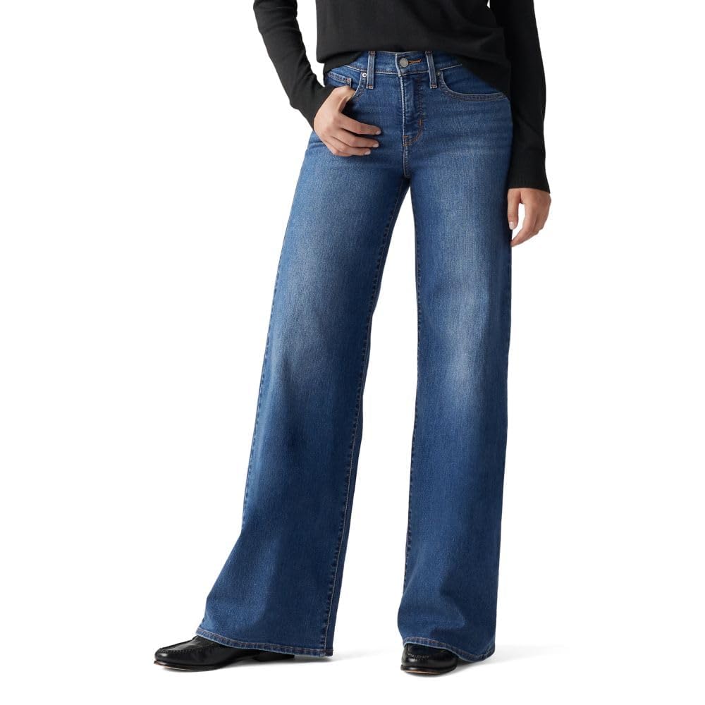 Levi's Women's 318 Shaping Wide-Leg Jeans Jansha Store