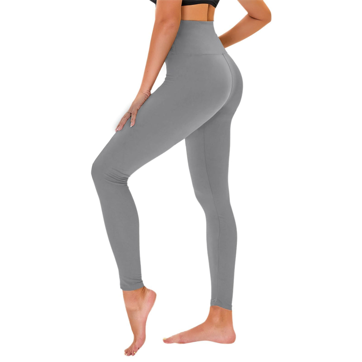 TNNZEET High Waisted Leggings for Women - No See Through Tummy Control Cycling Workout Yoga Pants with Pockets Reg & Plus Jansha Store