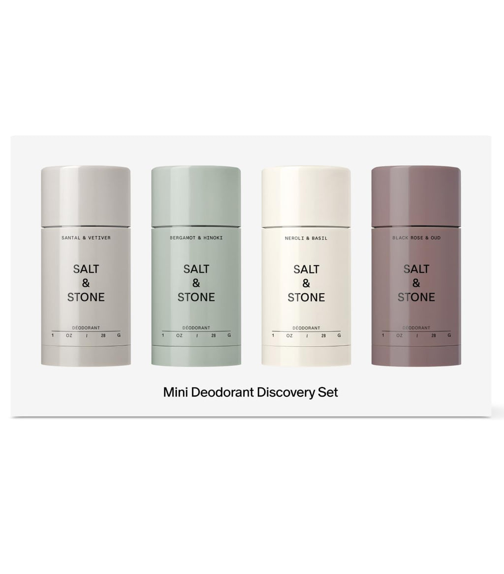 Salt & Stone Aluminum-Free Deodorant for Women & Men Saffron & Cedar 2.6 oz Jansha Store