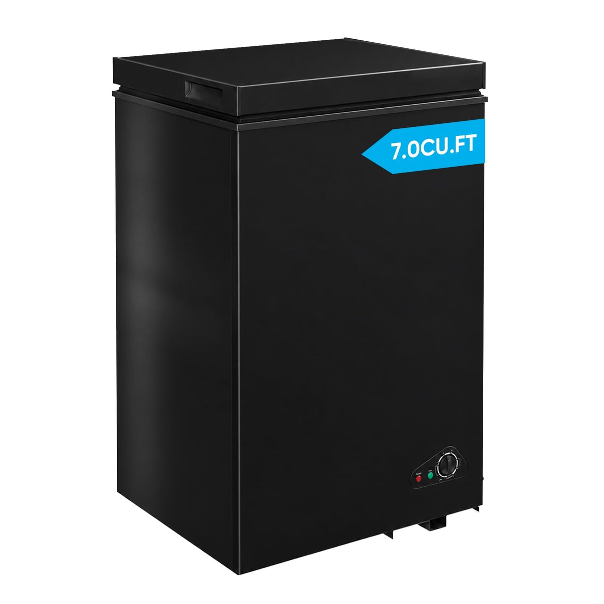 TABU 5.0 Cubic Feet Chest Freezer, Compact Deep Freezer, Black Jansha Store