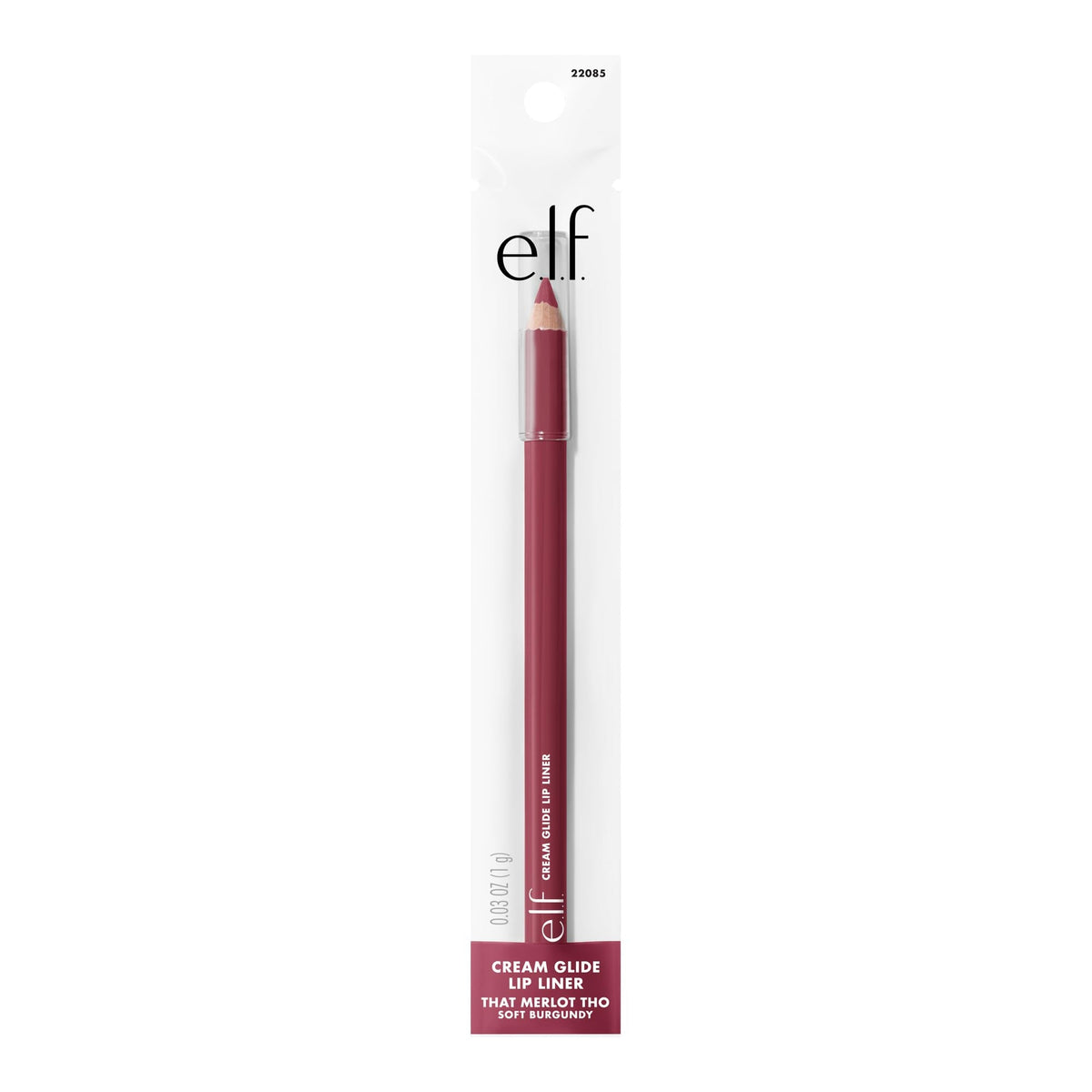 e.l.f. Cream Glide Lip Liner, Highly-Pigmented Pencil For Shaping & Sculpting Lips, Semi-Matte Finish, Vegan & Cruelty-Free Jansha Store
