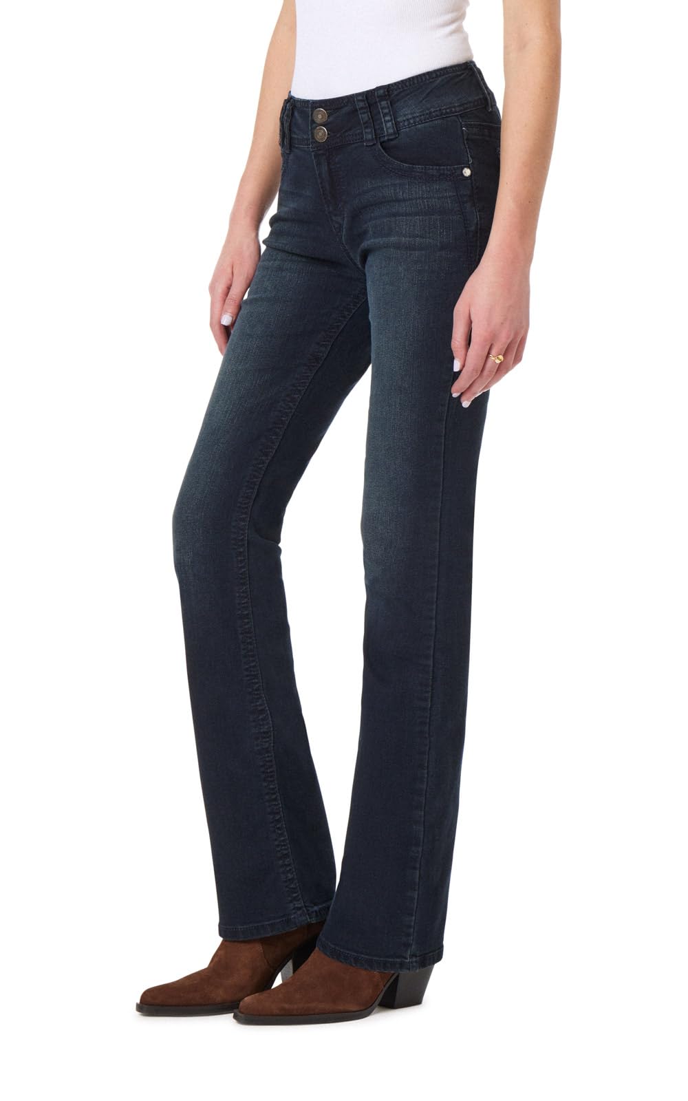 WallFlower Luscious Curvy Bootcut Jeans for Women, Sizes 0-24 Jansha Store
