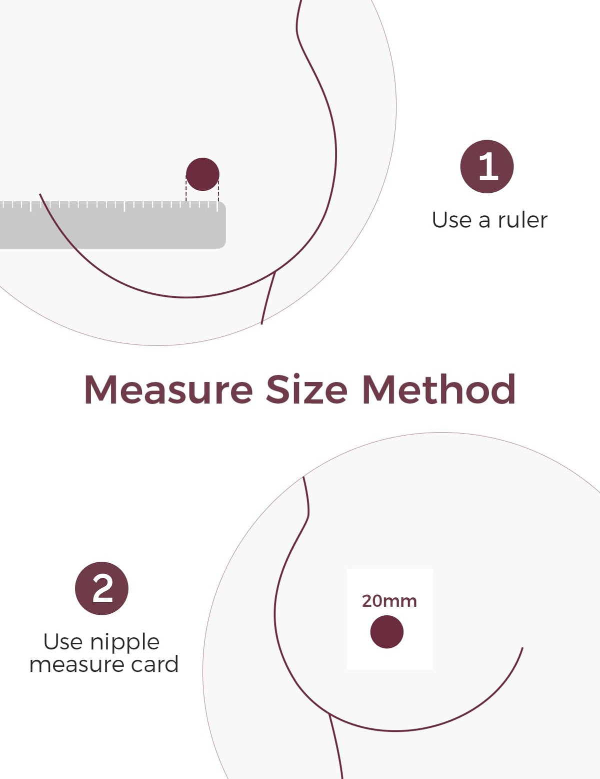 Momcozy Nipple Ruler, Silicone Flange Sizing Tool for Breast Pump Fitting Jansha Store