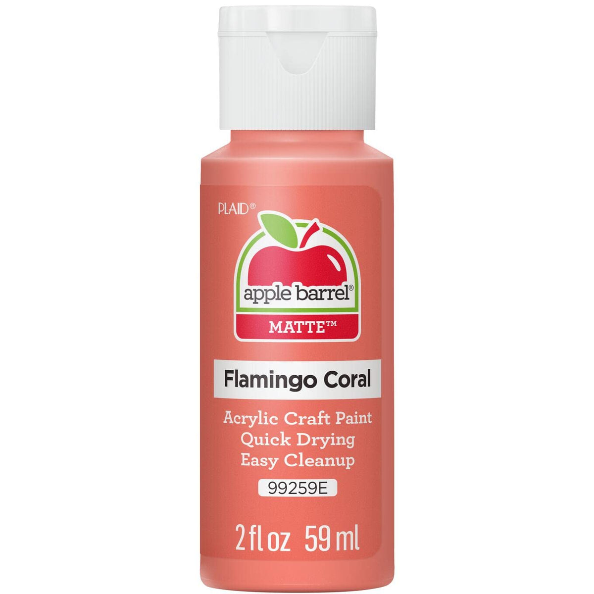 Apple Barrel Acrylic Paint in Assorted Colors (2 Ounce), 20503 White Jansha Store
