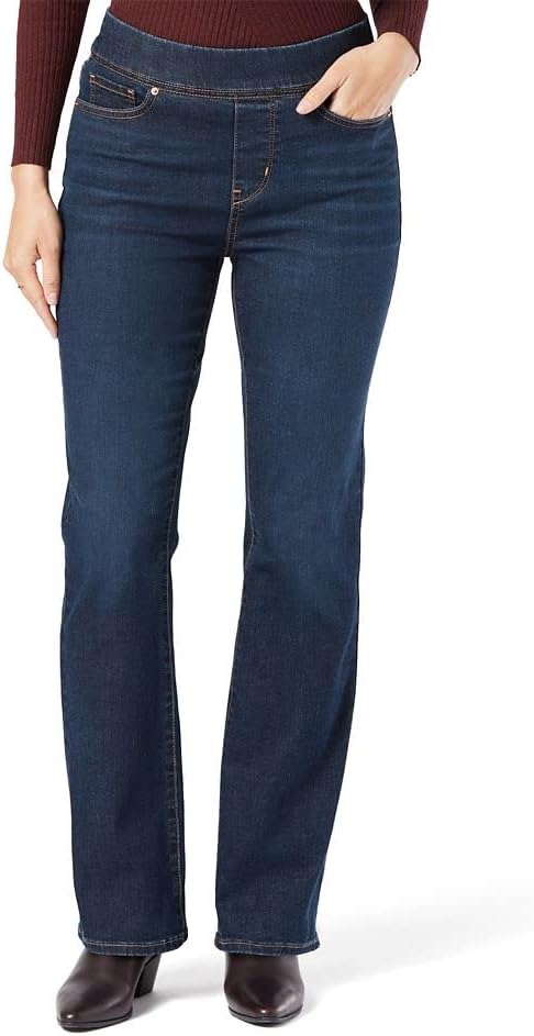 Levi Strauss Signature Gold Women's Totally Shaping Pull On Bootcut Jeans Jansha Store