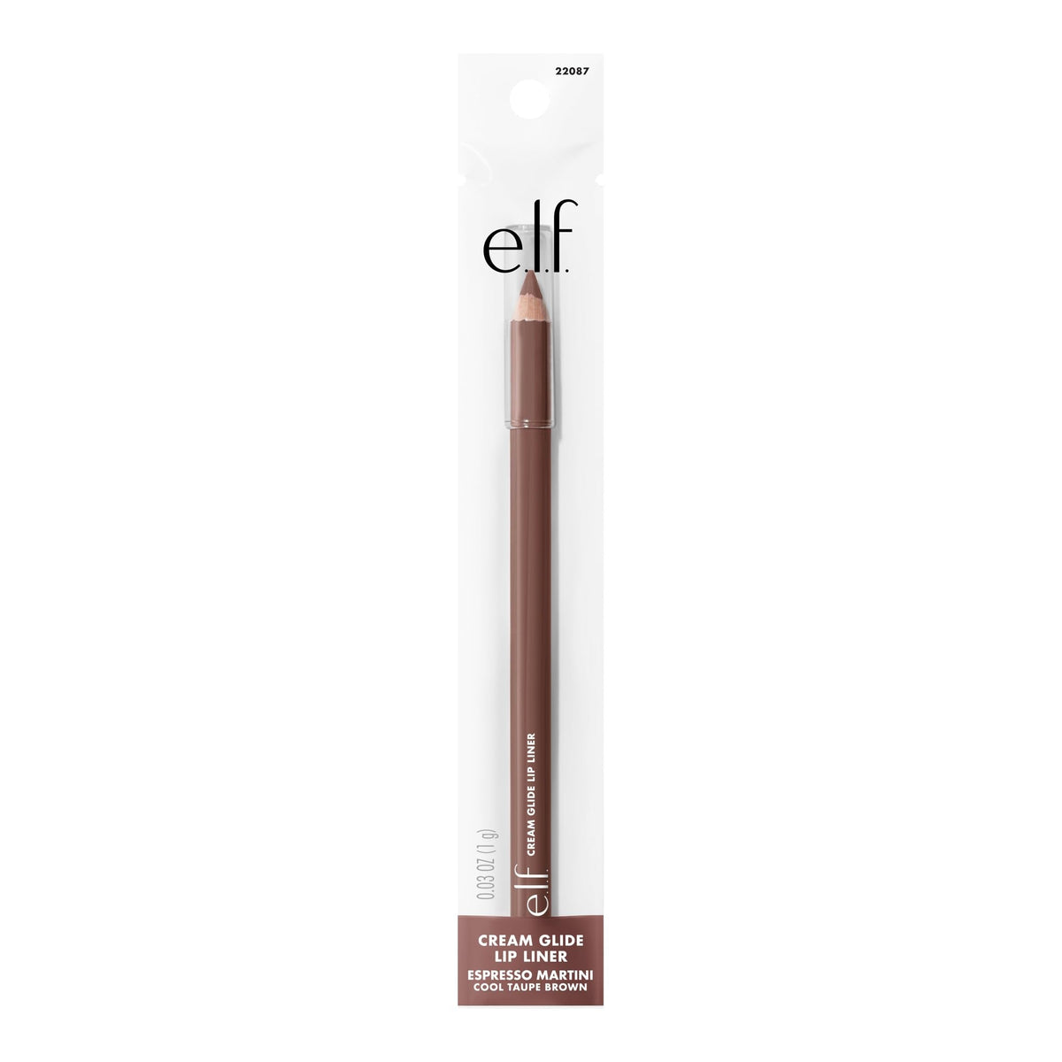 e.l.f. Cream Glide Lip Liner, Highly-Pigmented Pencil For Shaping & Sculpting Lips, Semi-Matte Finish, Vegan & Cruelty-Free Jansha Store