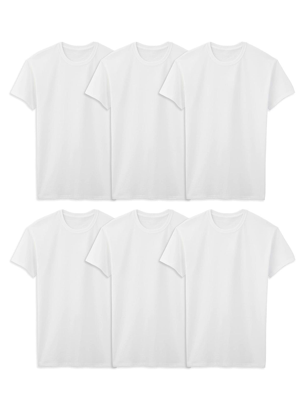 Fruit of The Loom Men's Crew Tee Undershirts, Moisture Wicking & Tag Free, Also Available in Big & Tall Jansha Store