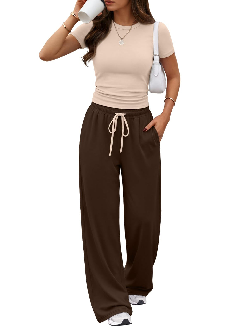 Trendy Queen Women's 2 Piece Matching Summer Lounge Set with Pockets Jansha Store