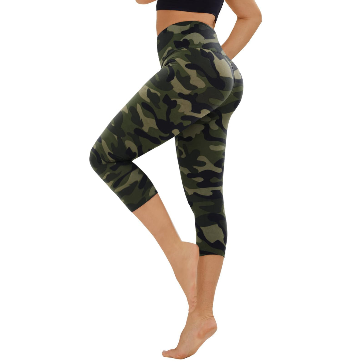 TNNZEET High Waisted Leggings for Women - No See Through Tummy Control Cycling Workout Yoga Pants with Pockets Reg & Plus Jansha Store