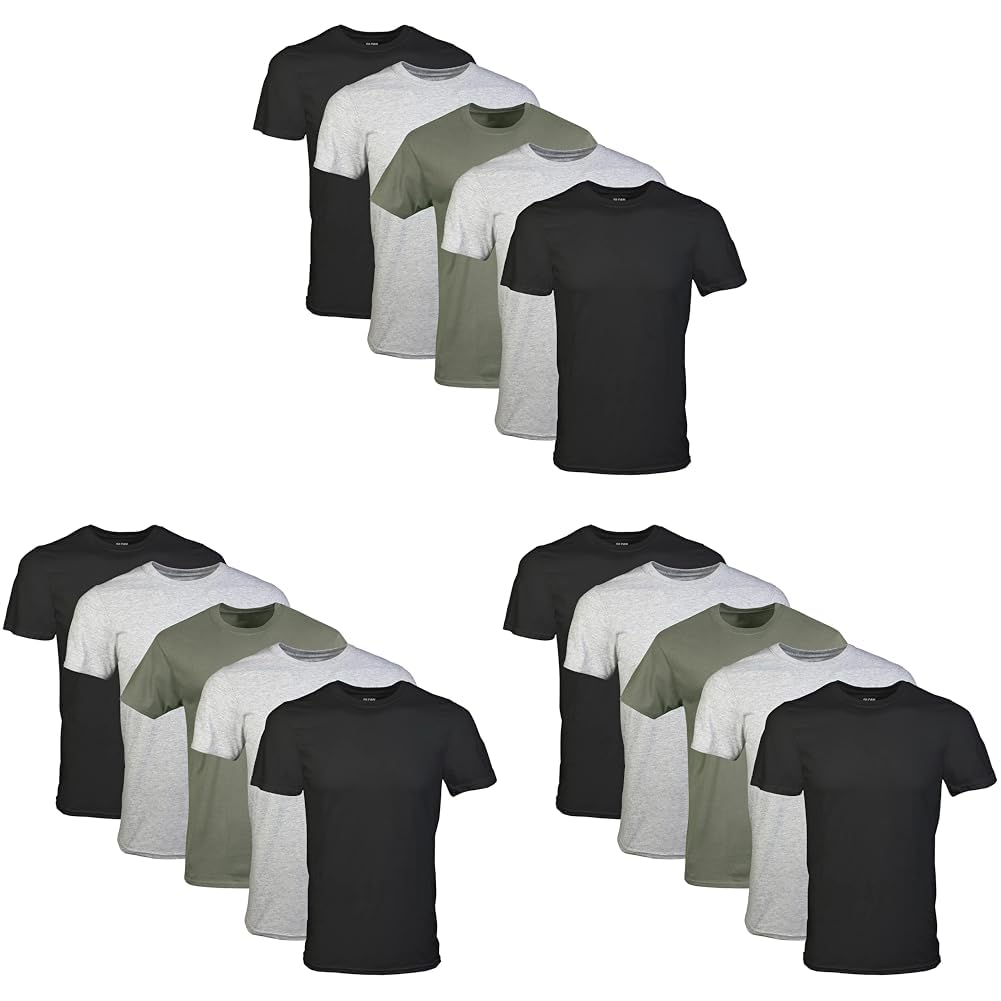 Gildan Men's Crew T-Shirts, Multipack, Style G1100 Jansha Store