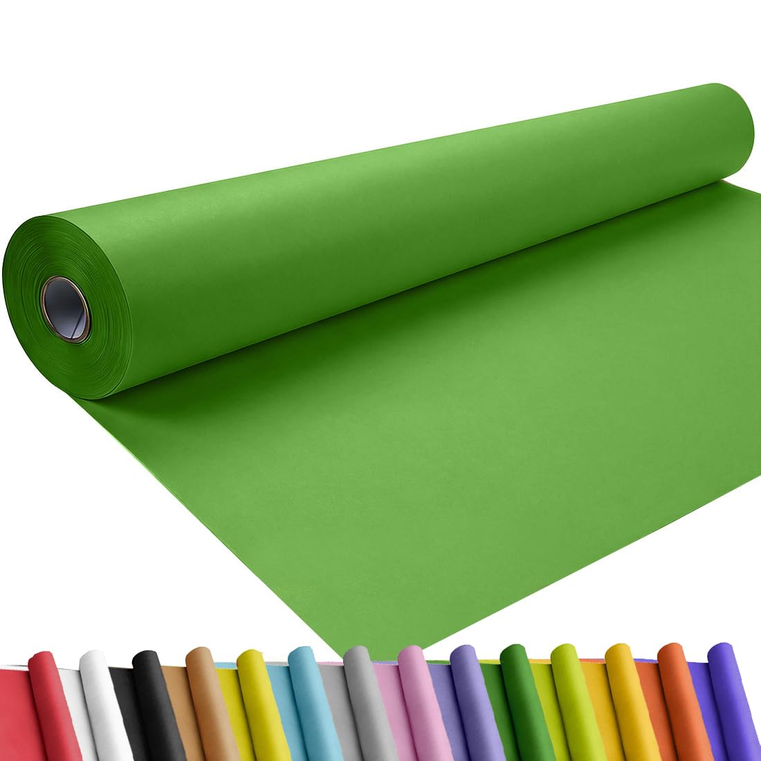 SMART&CASUAL 36" x 1,500" (125') Brown Kraft Craft Paper Roll for Gift Wrapping Bulletin Board Bouquet Flower Art Packing Parcel Table Covering 70GSM 50LB (Brown, 36" x 125') Jansha Store
