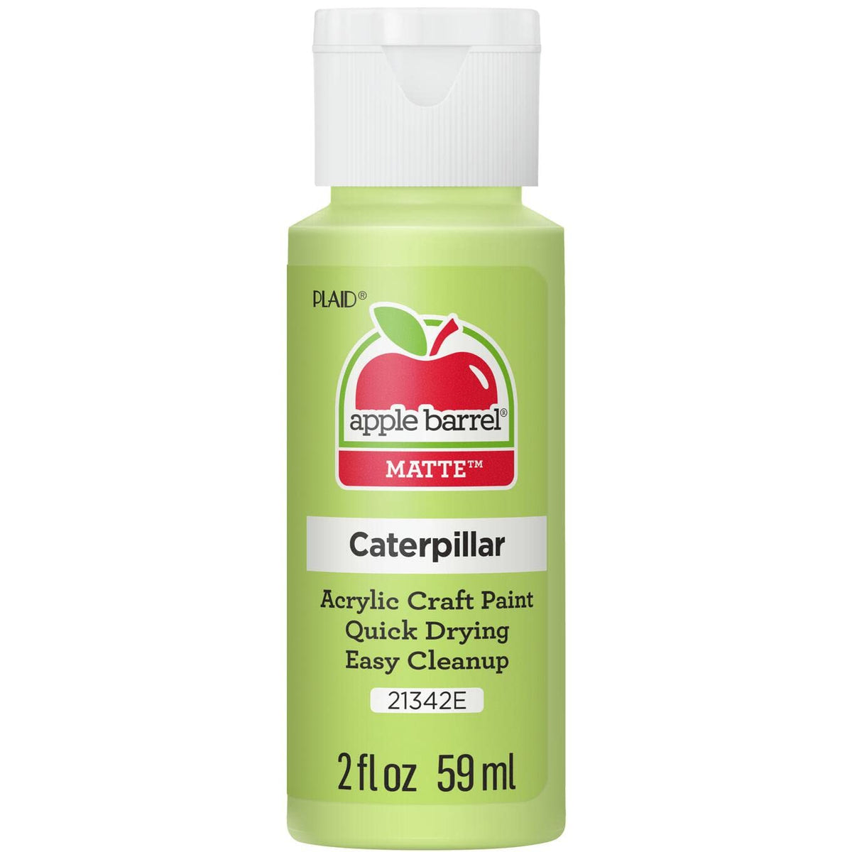 Apple Barrel Acrylic Paint in Assorted Colors (2 Ounce), 20503 White Jansha Store