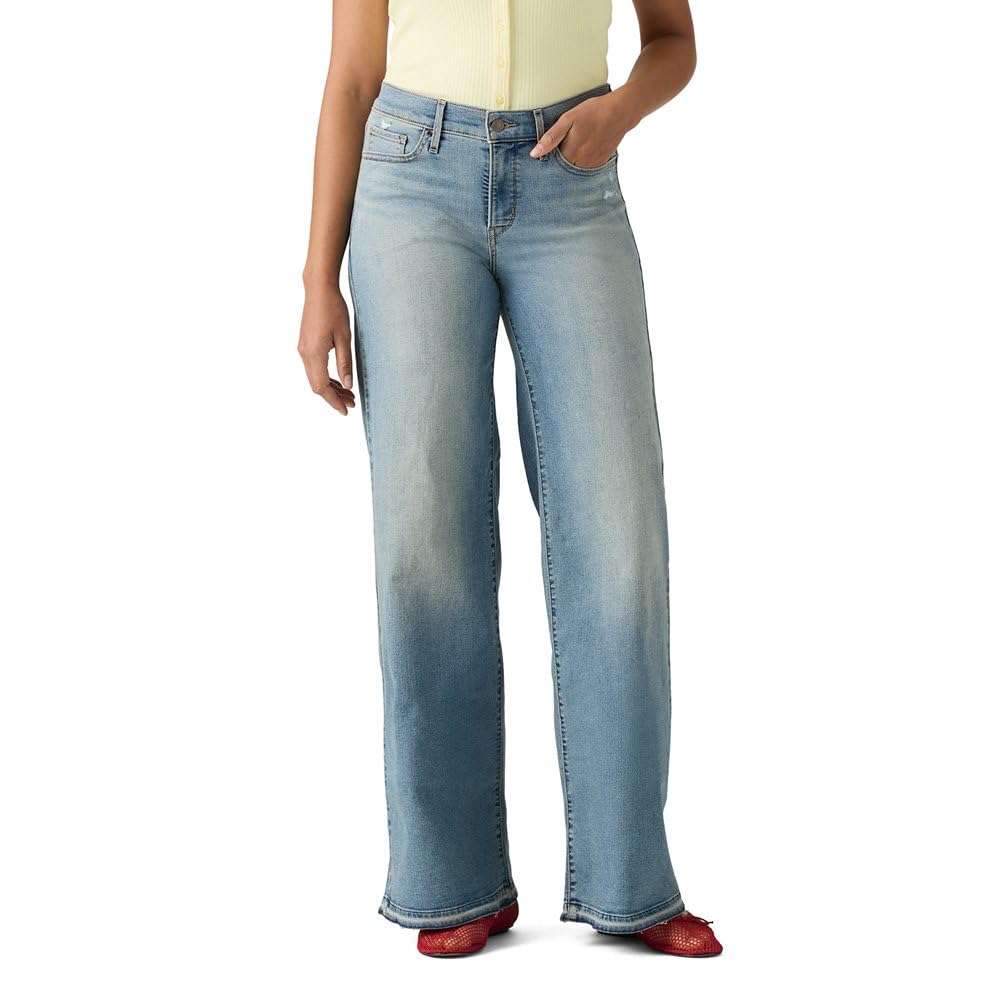 Levi's Women's 318 Shaping Wide-Leg Jeans Jansha Store