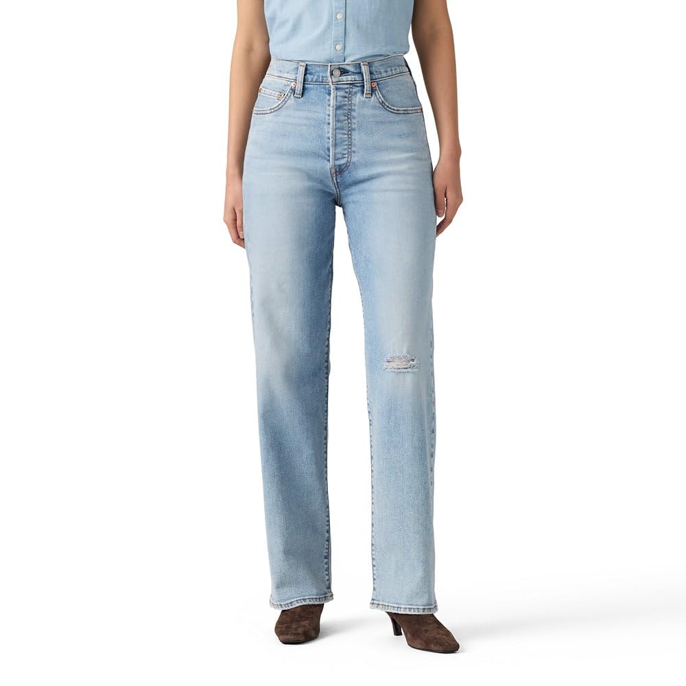 Levi's Women's Ribcage Straight Full Length Jeans Jansha Store