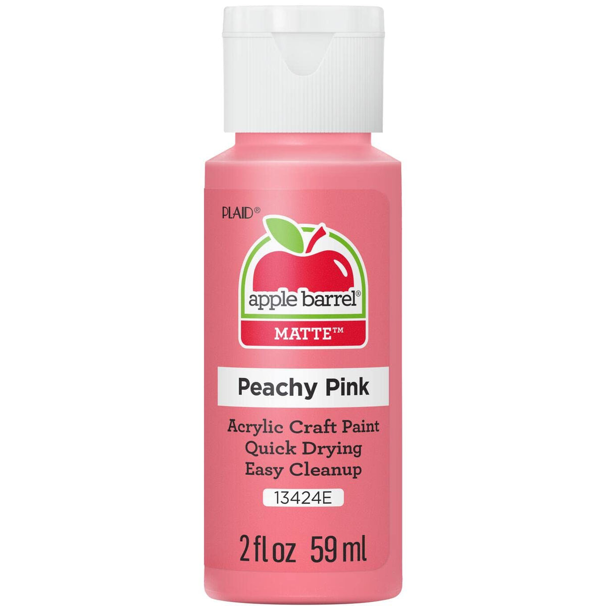 Apple Barrel Acrylic Paint in Assorted Colors (2 Ounce), 20503 White Jansha Store