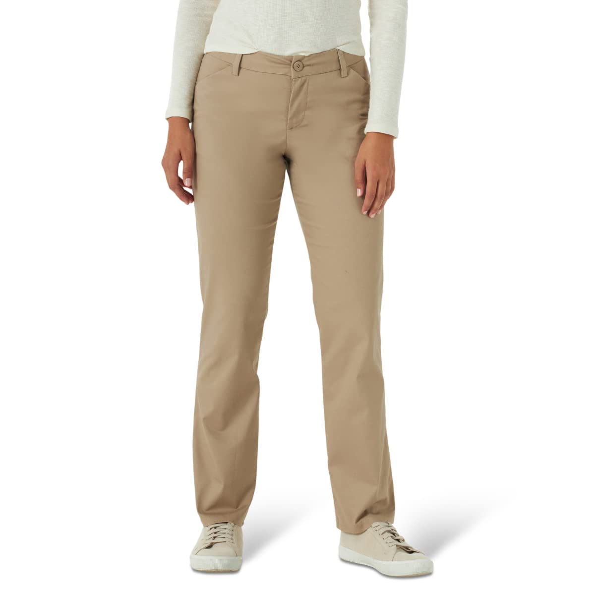 Lee Women's Wrinkle Free Relaxed Fit Straight Leg Pant Jansha Store