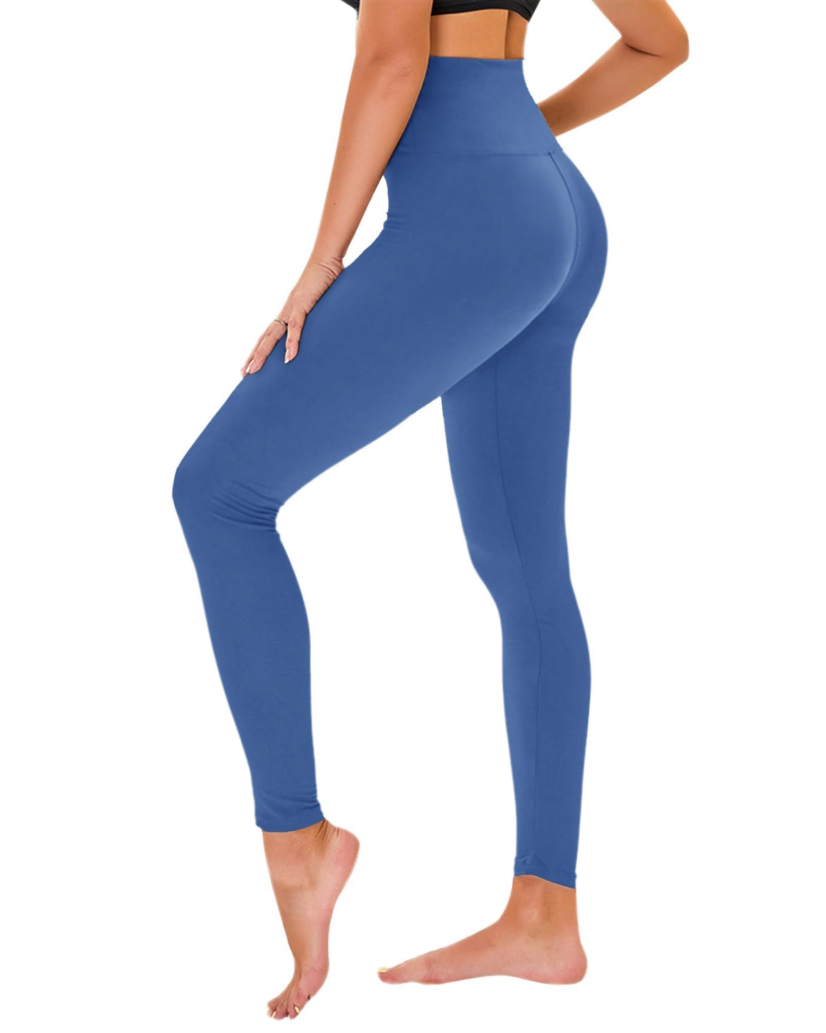 TNNZEET High Waisted Leggings for Women - No See Through Tummy Control Cycling Workout Yoga Pants with Pockets Reg & Plus Jansha Store