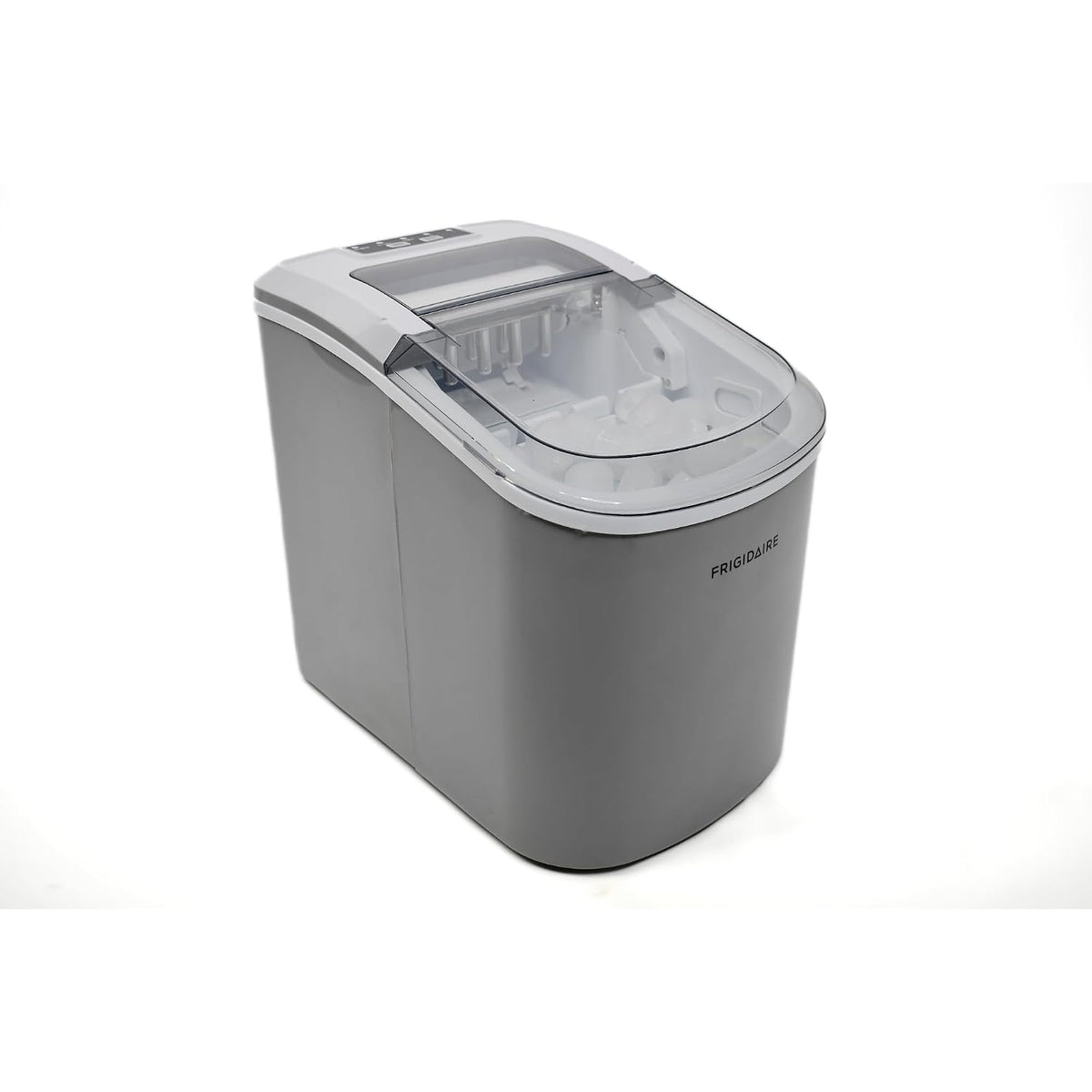 FRIGIDAIRE EFIC189-Silver Compact Ice Maker, 26 lb per Day, Silver Jansha Store