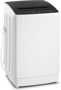 ROVSUN 30LBS Washing Machine, Full-Automatic Portable Washer with Stainless Steel Drum, Electric Laundry Machine, Washer and Spin Dryer Combo with Drain Pump for Home, Apartment Jansha Store