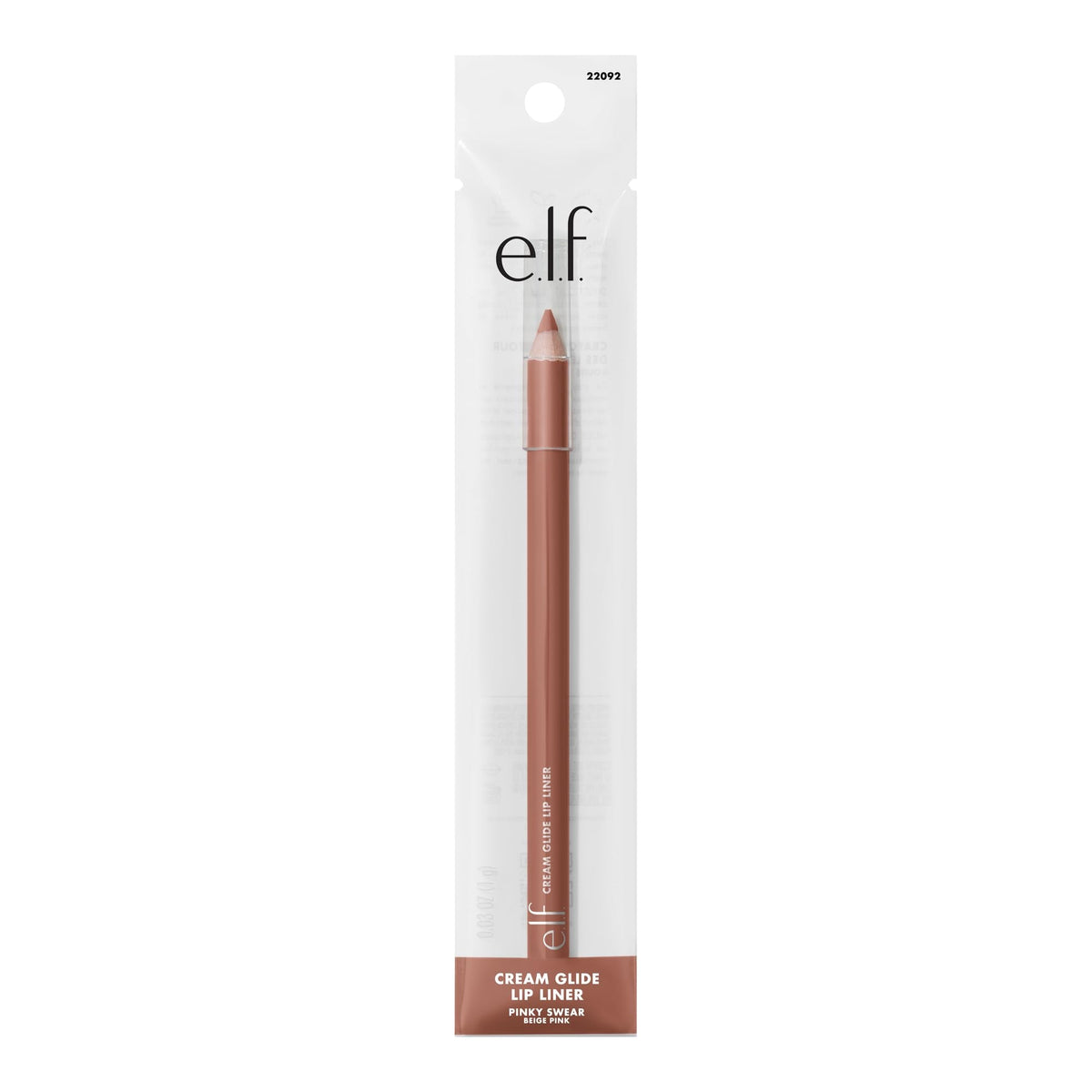 e.l.f. Cream Glide Lip Liner, Highly-Pigmented Pencil For Shaping & Sculpting Lips, Semi-Matte Finish, Vegan & Cruelty-Free Jansha Store