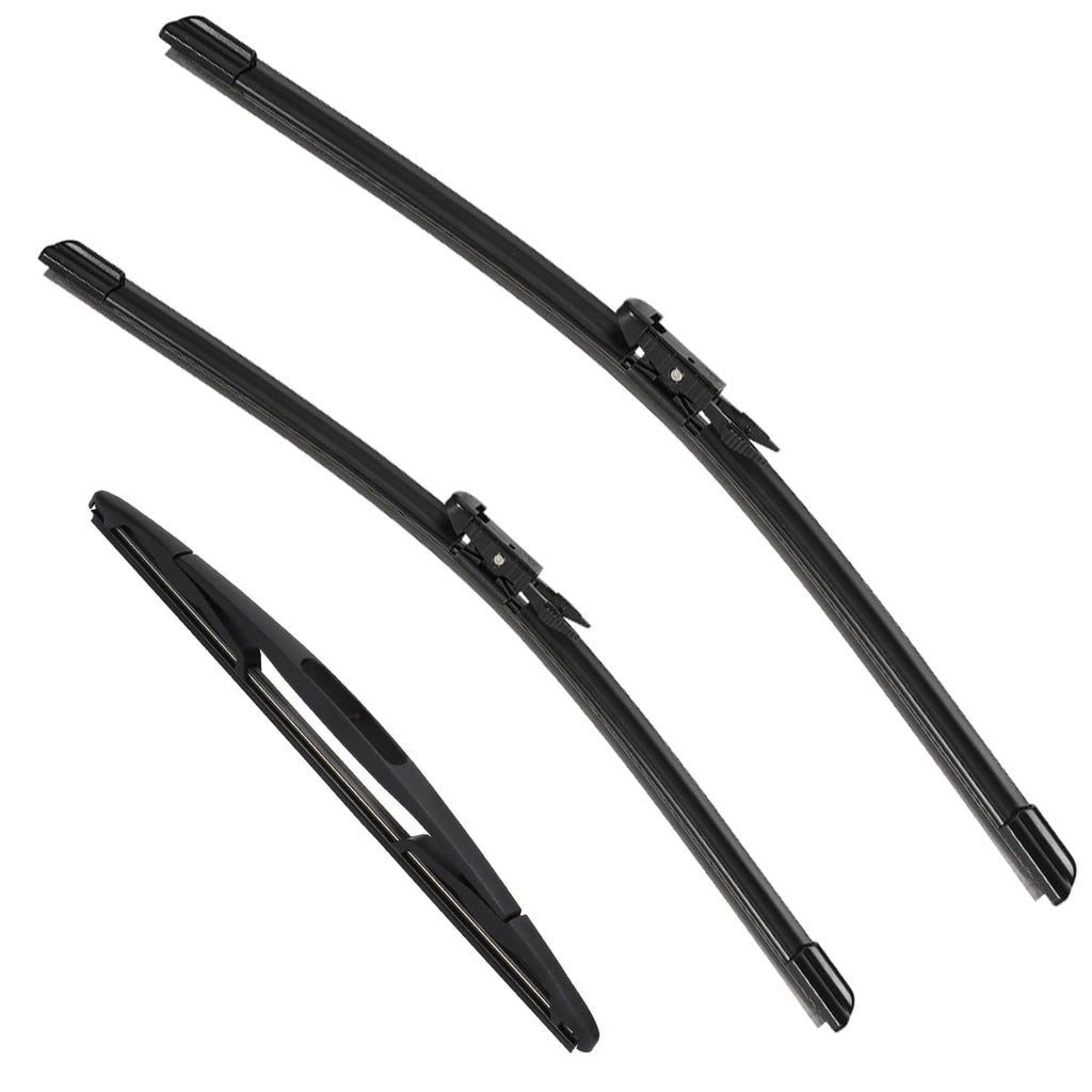 3 Pack Windshield Wiper Blades Compatible with Nissan Rogue 2014-2023 Pathfind 2013-2021 Original Factory Quality Front Rear Wipers Blade Set for My Car - 26" 17" 12" Jansha Store