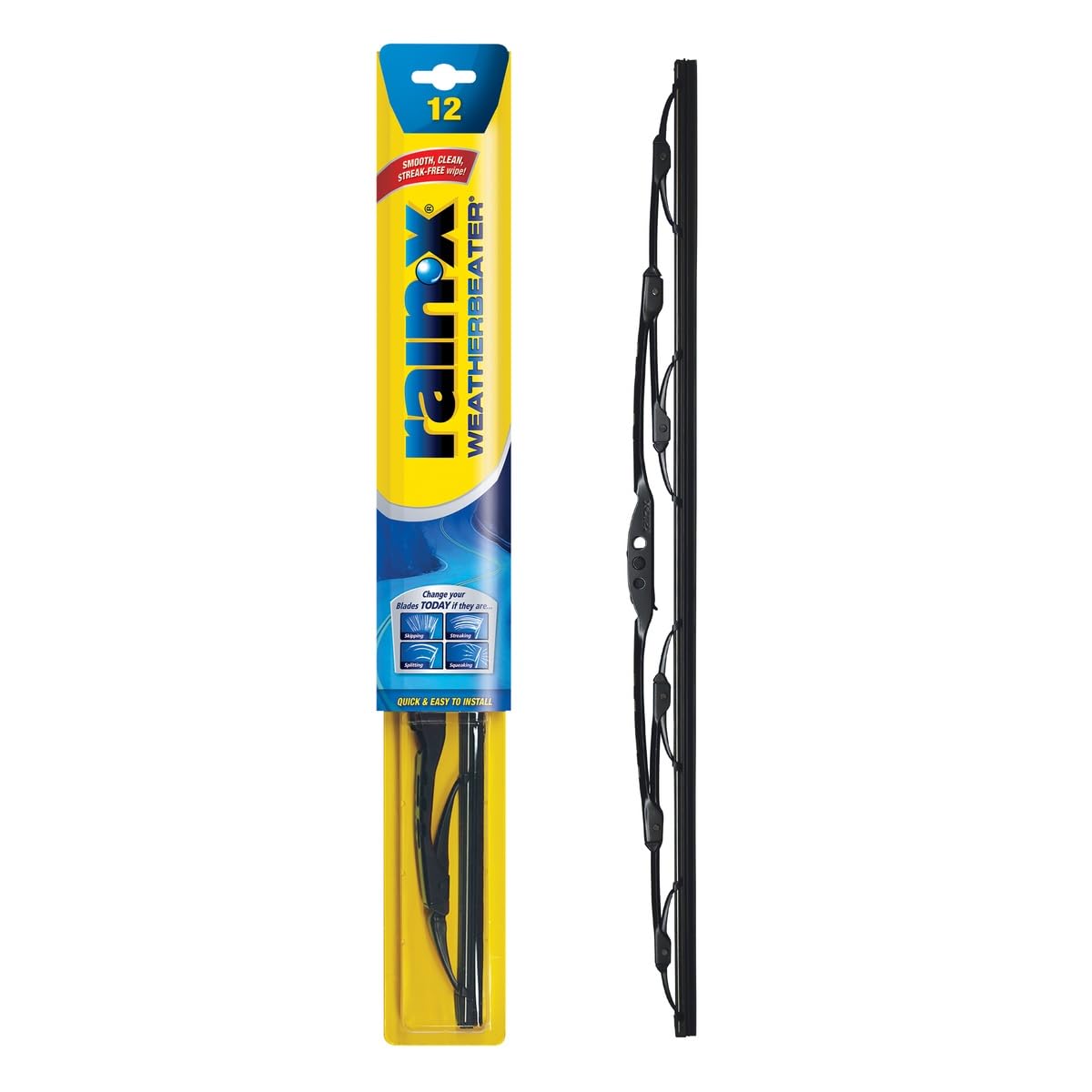 Rain-X 820149 WeatherBeater Wiper Blades, 22" Windshield Wipers (Pack of 2), Automotive Replacement Windshield Wiper Blades That Meet Or Exceed OEM Quality And Durability Jansha Store