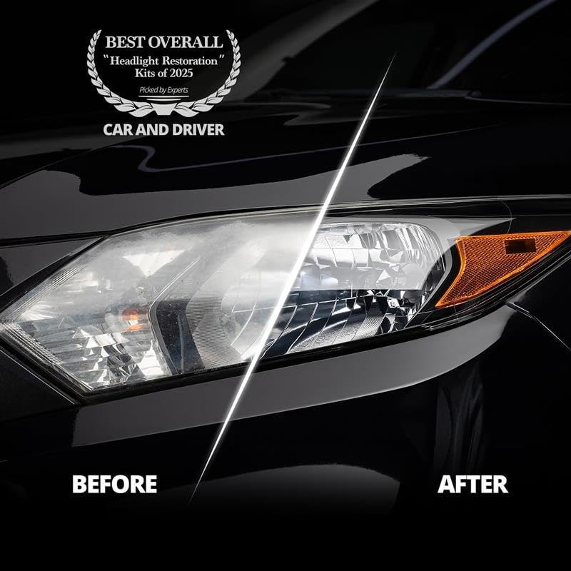 CERAKOTE® Ceramic Headlight Restoration Kit, 10 Wipe Kit Jansha Store