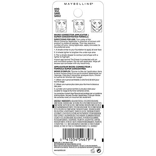 Maybelline Instant Age Rewind Eraser Dark Circles Multi-Use Concealer, 110 Jansha Store