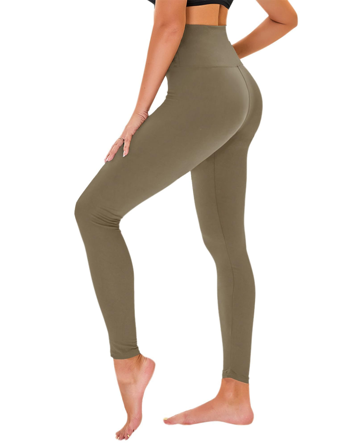 TNNZEET High Waisted Leggings for Women - No See Through Tummy Control Cycling Workout Yoga Pants with Pockets Reg & Plus Jansha Store