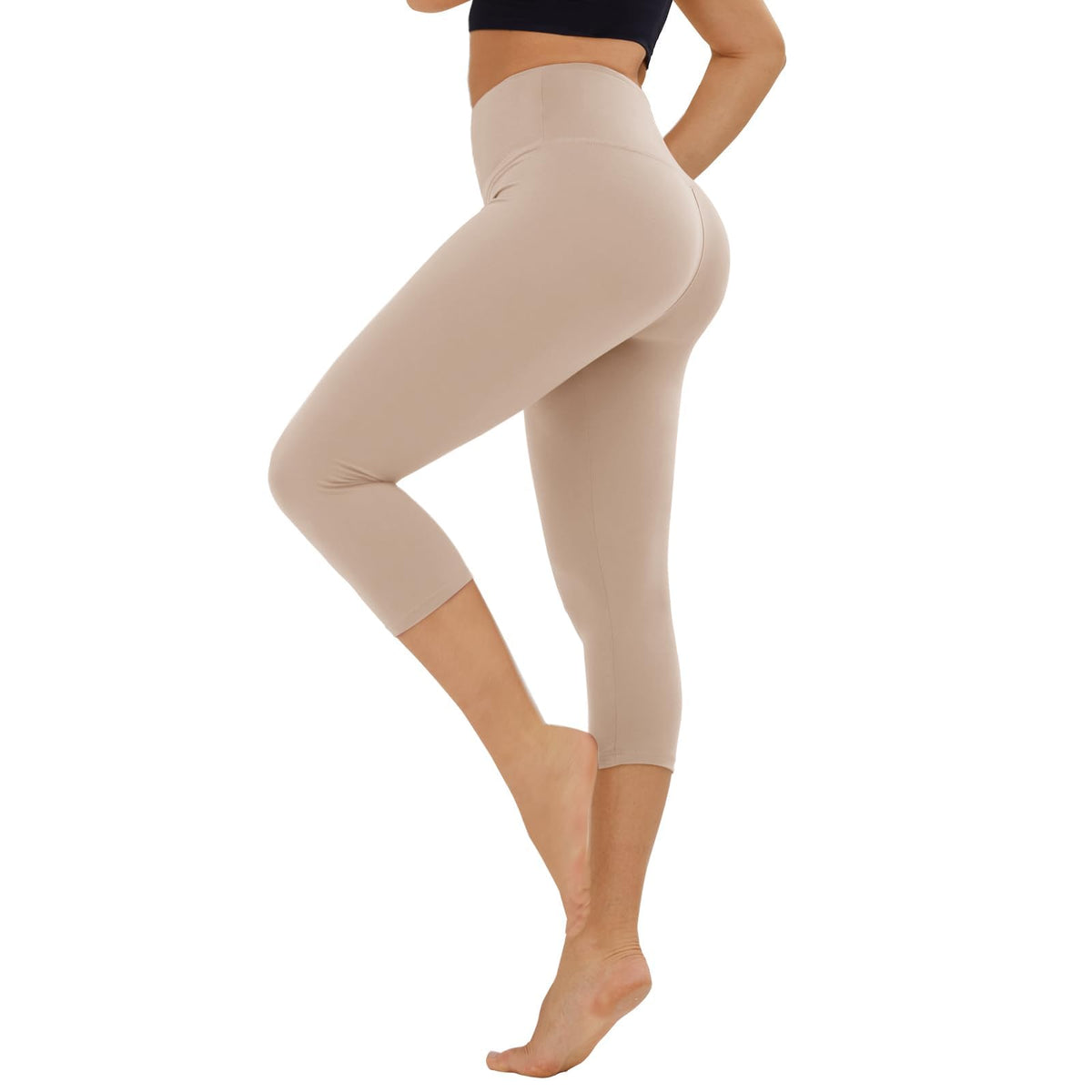 TNNZEET High Waisted Leggings for Women - No See Through Tummy Control Cycling Workout Yoga Pants with Pockets Reg & Plus Jansha Store