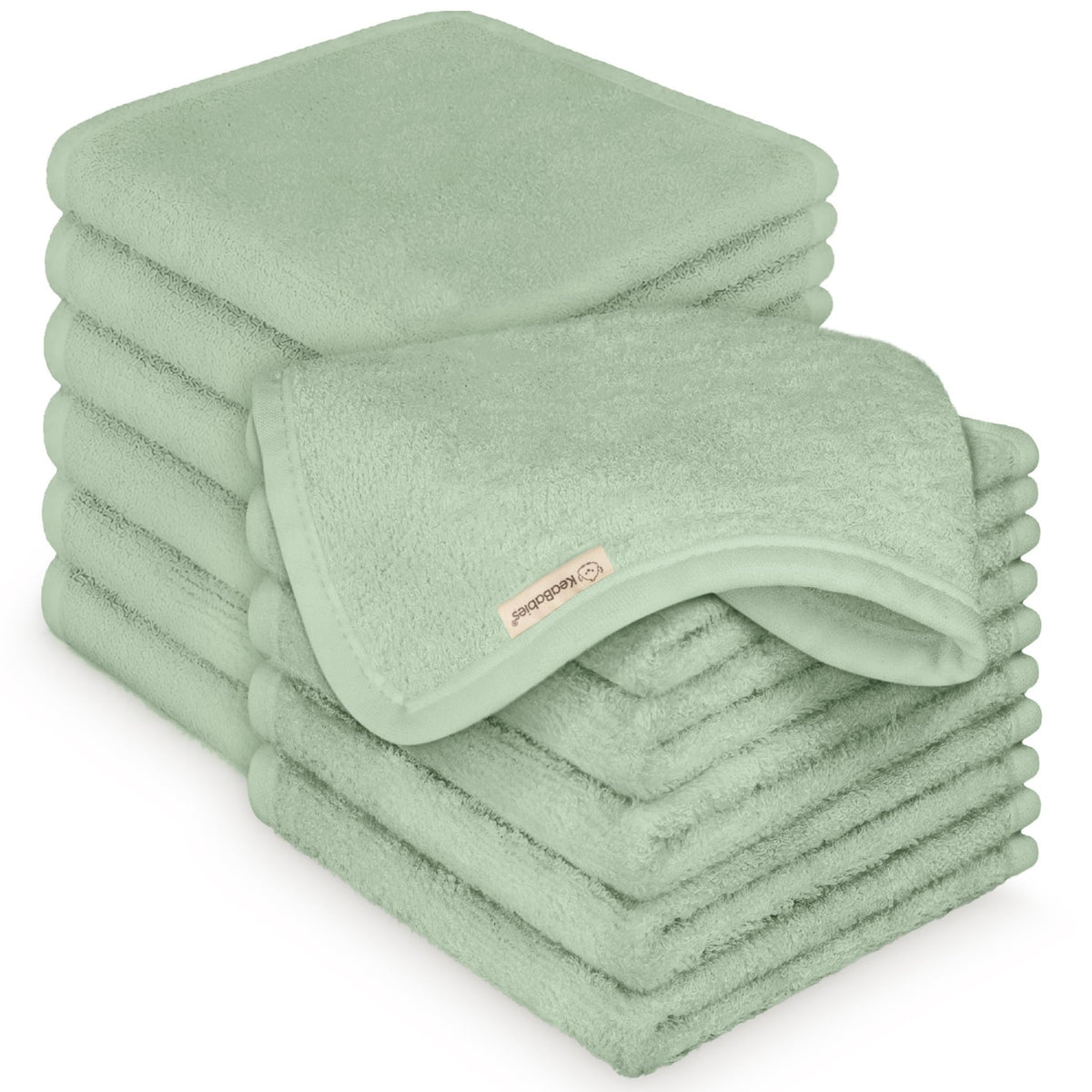 6-Pack Baby Washcloths, Soft Absorbent Washcloths for Face, Body (Rosy) - Jansha Store