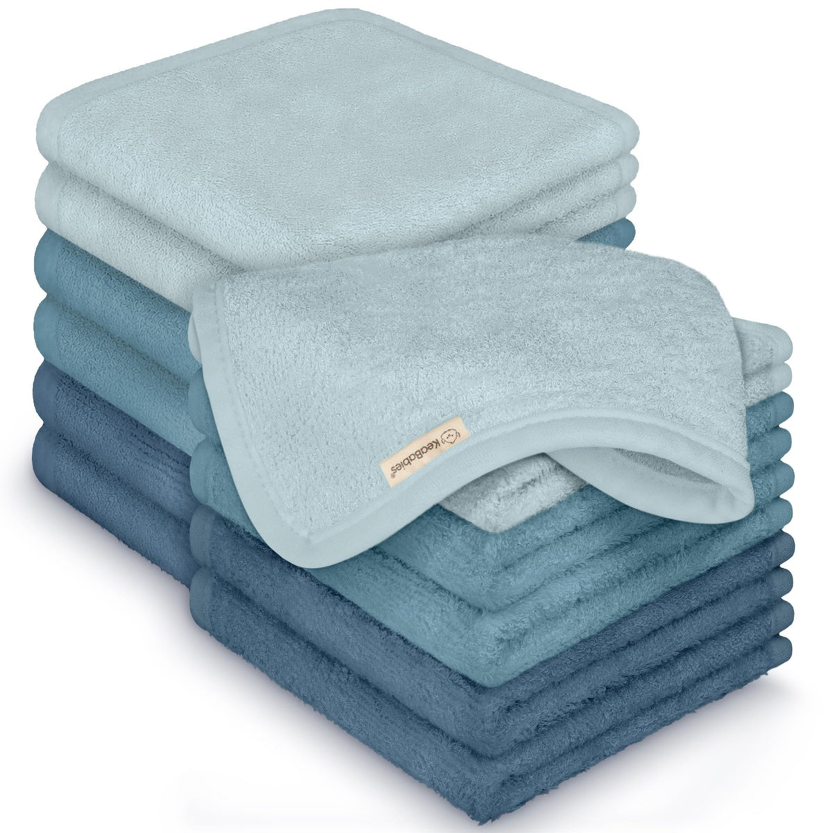 6-Pack Baby Washcloths, Soft Absorbent Washcloths for Face, Body (Rosy) - Jansha Store