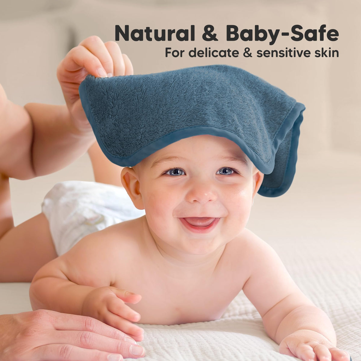 6-Pack Baby Washcloths, Soft Absorbent Washcloths for Face, Body (Rosy) - Jansha Store