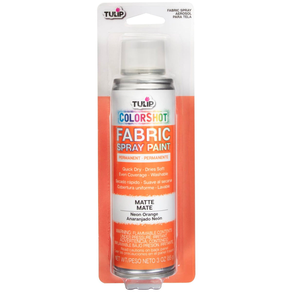 TULIP ColorShot Fabric Spray Paint, Black, 3 oz Jansha Store