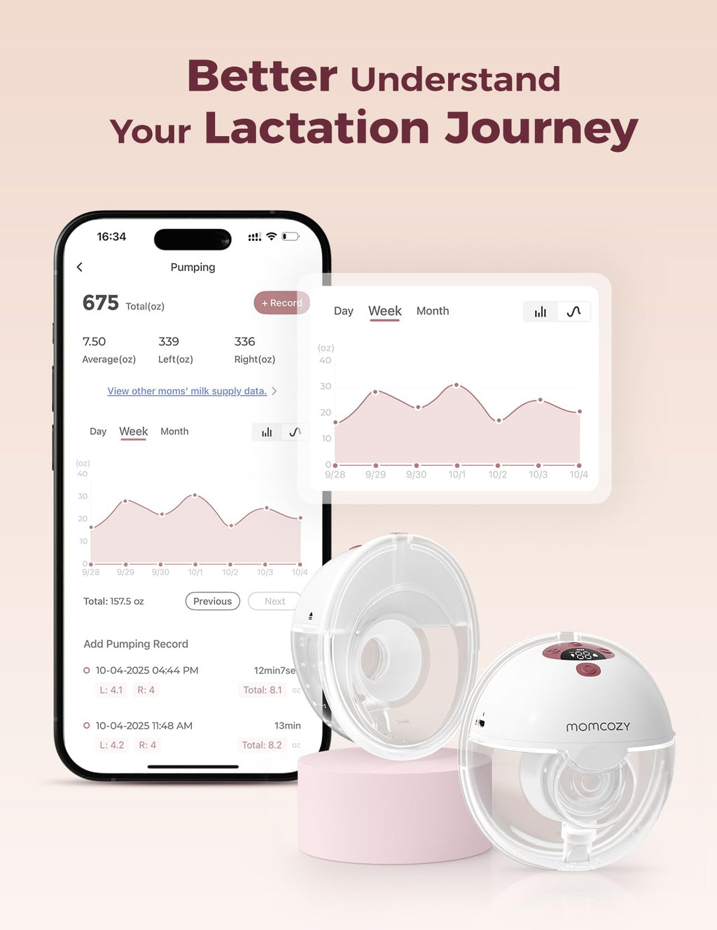 Momcozy Nipple Ruler, Silicone Flange Sizing Tool for Breast Pump Fitting Jansha Store