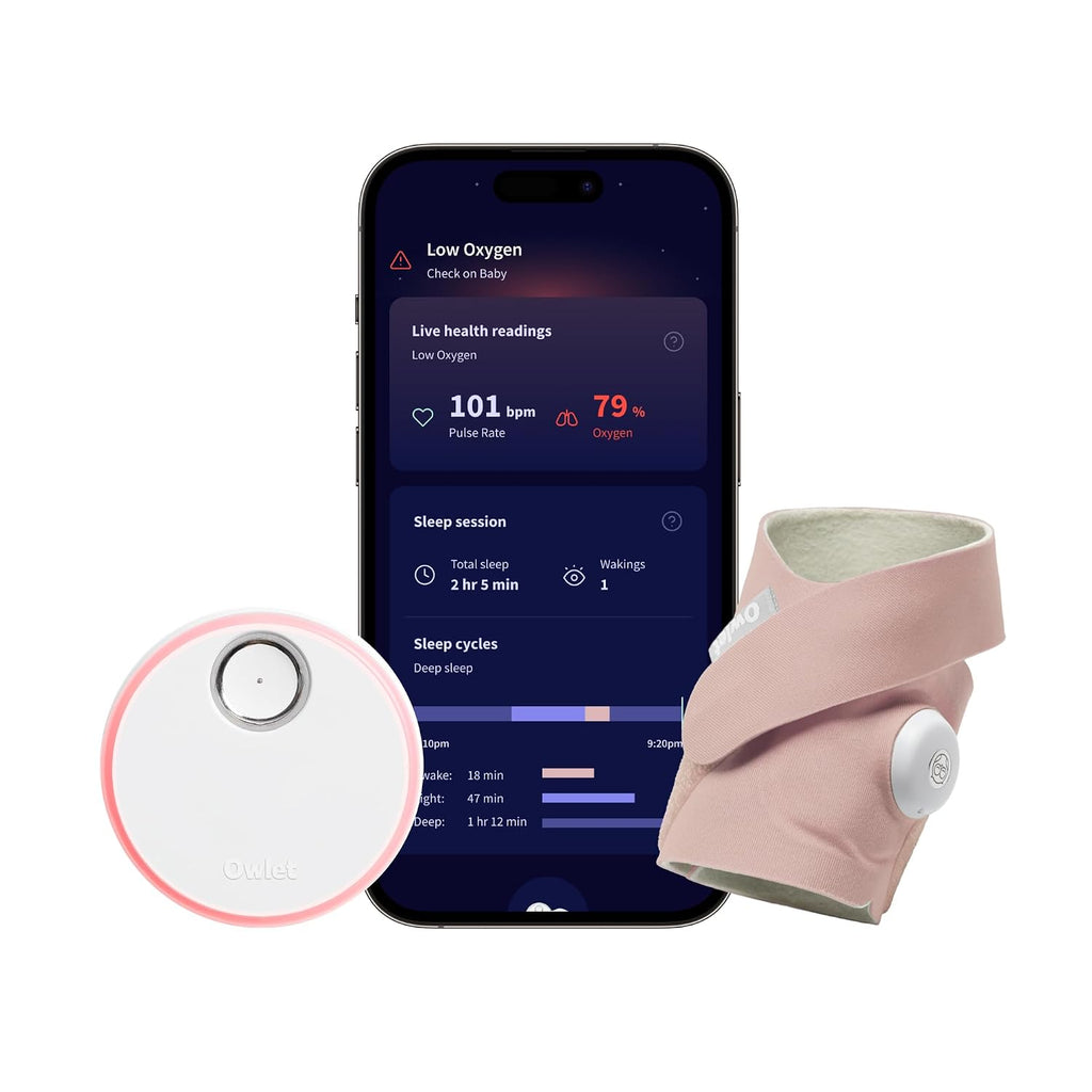 Owlet Dream Sock Smart Baby Monitor, Better Sleep for Baby & You Jansha Store