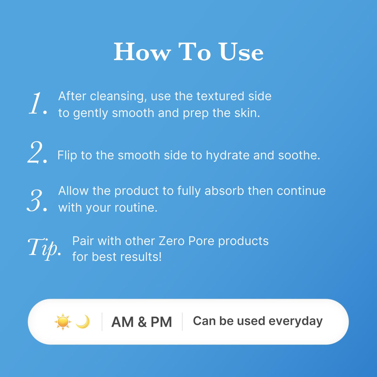 medicube Toner Pads Zero Pore Pad 2.0 for Exfoliation and Pore Care Jansha Store