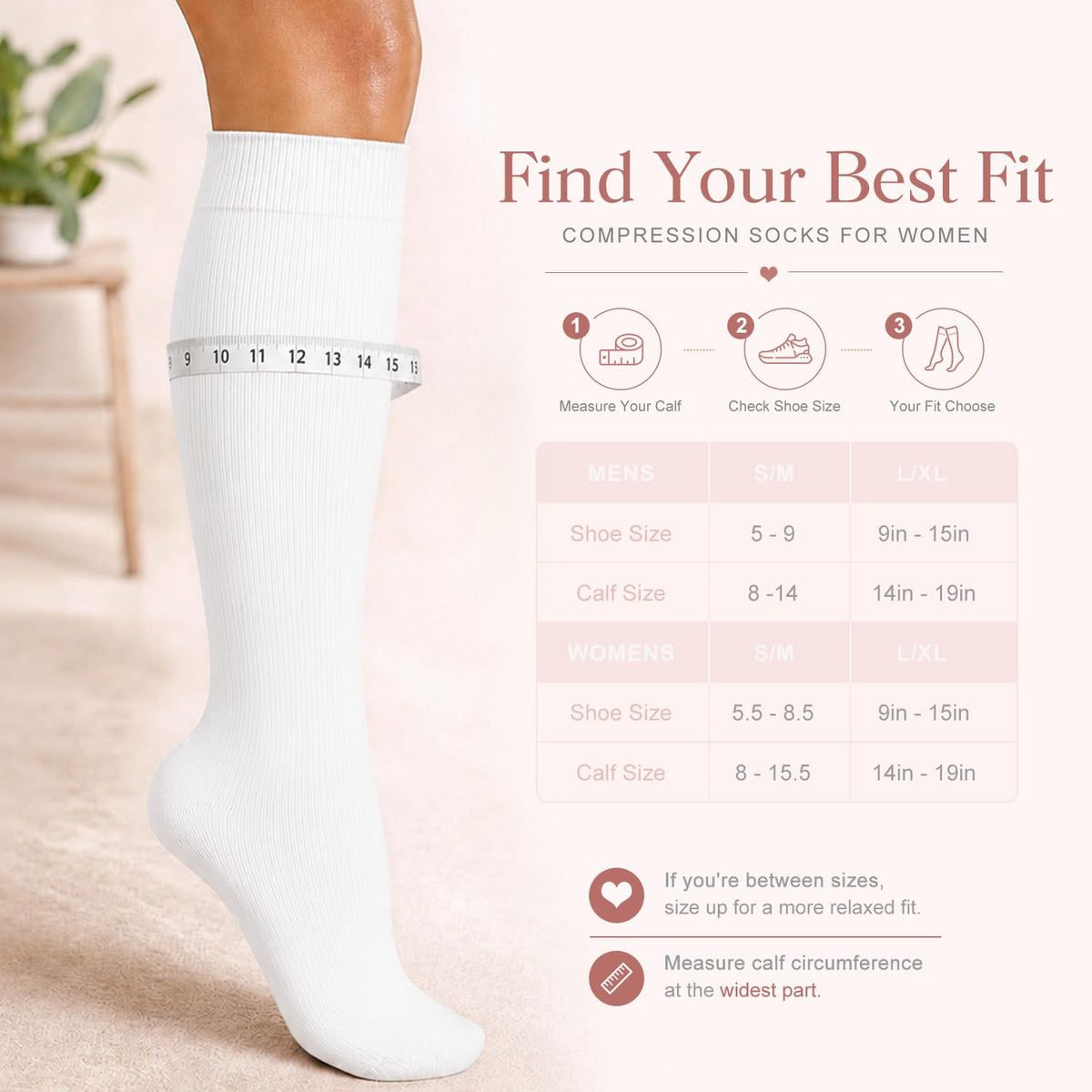 Laite Hebe 4 Pairs-Compression Socks for Women&Men Circulation-Best Support for Nurses,Running,Athletic Jansha Store
