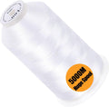 New brothread 5000M Huge Spool Embroidery Machine Thread - White Jansha Store