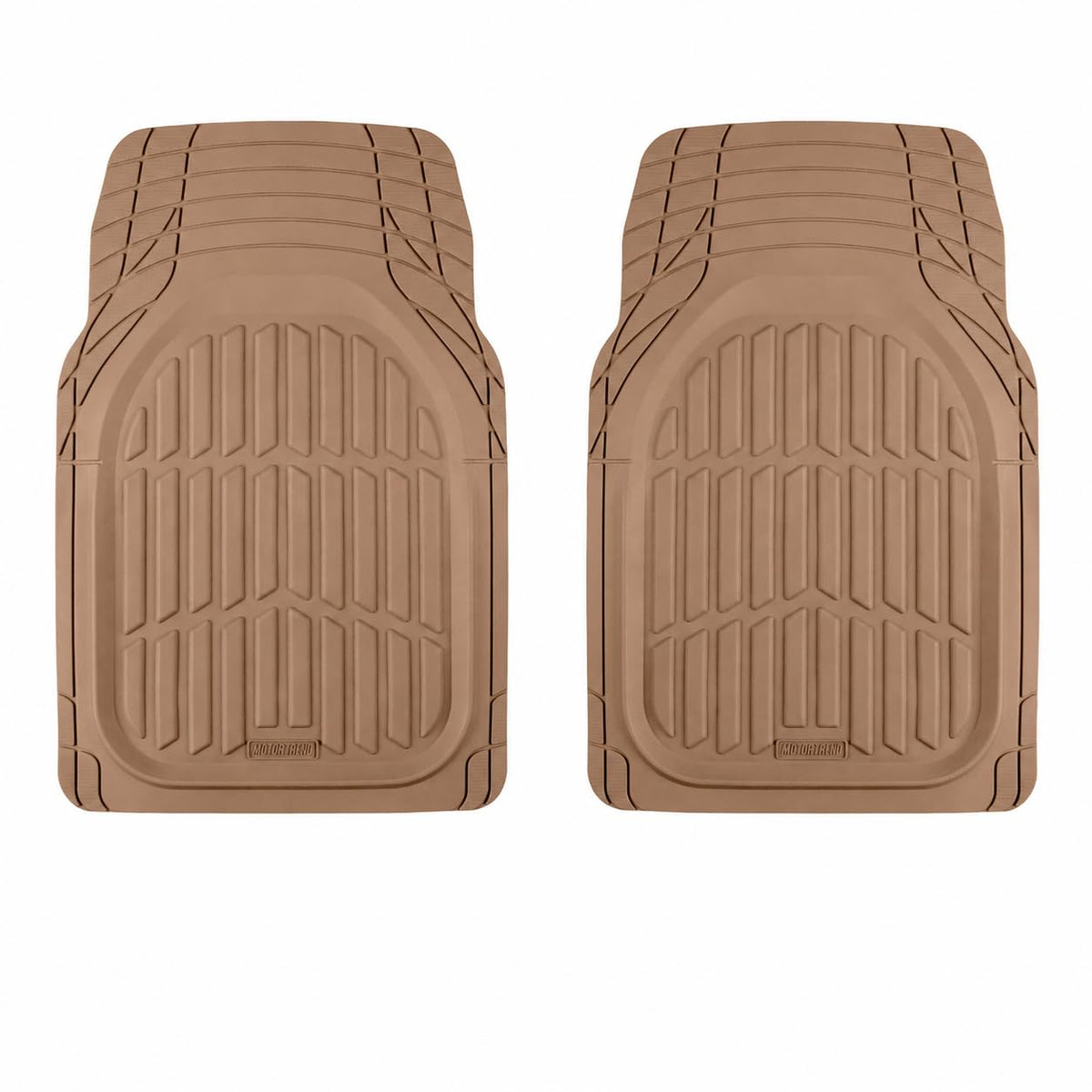 Motor Trend FlexTough Floor Mats for Cars, Black Deep Dish All-Weather Car Mats, Waterproof Trim-to Fit Automotive Floor Mats for Cars Trucks SUV, Universal Floor Liner Car Accessories Jansha Store