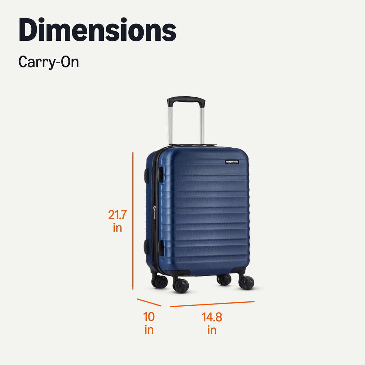 Amazon Basics 3-Piece Hardshell Suitcases Set (21", 26", 30"), Expandable For Up to 25% More Space, With Scratch-Resistant Finish, Four Multi-Directional Wheels, Rose Gold Jansha Store