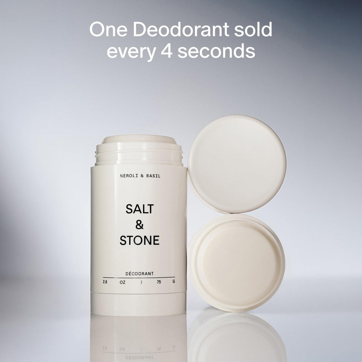 Salt & Stone Aluminum-Free Deodorant for Women & Men Saffron & Cedar 2.6 oz Jansha Store